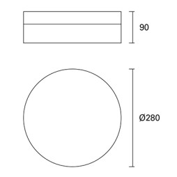 Plafón Farrow Forlight
